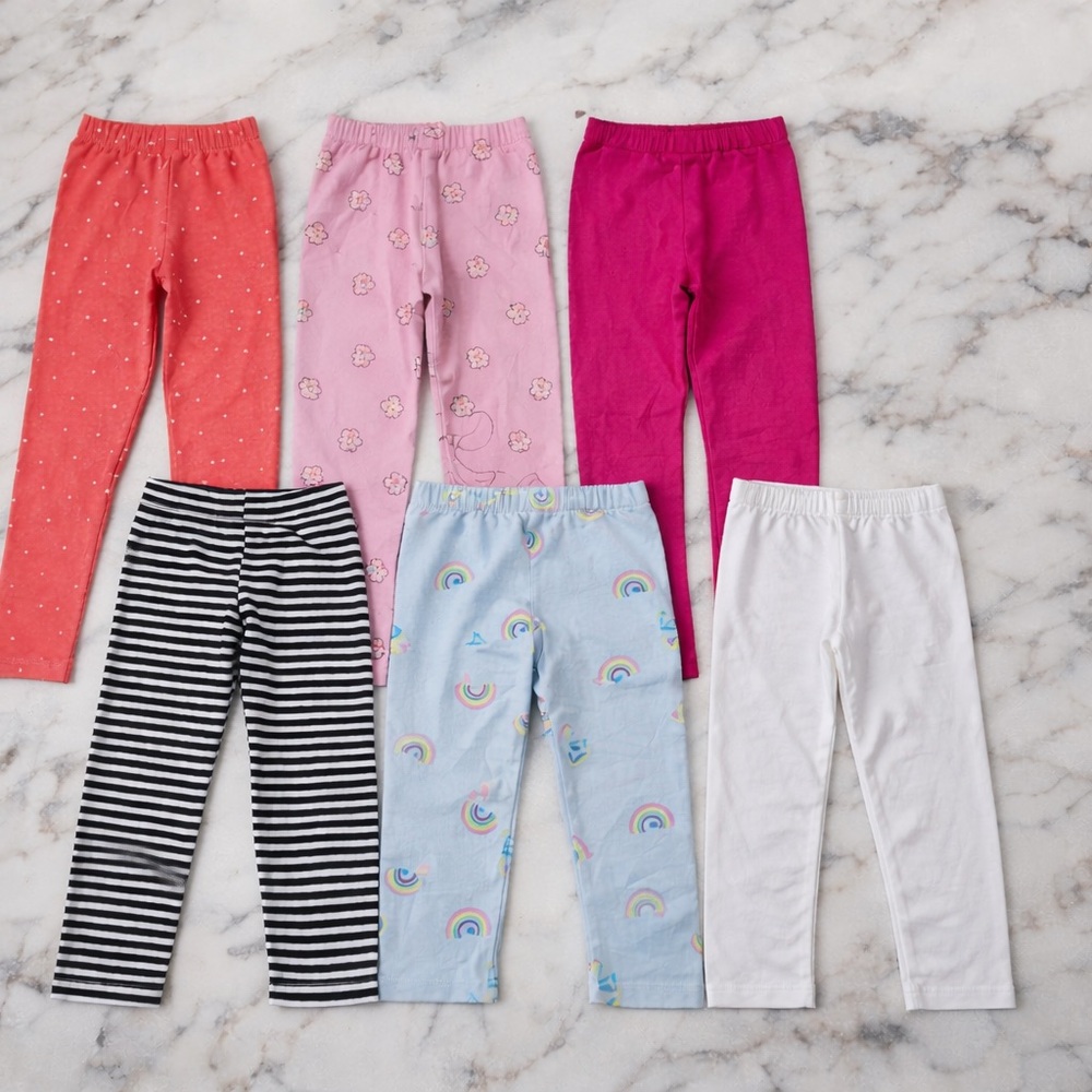 Girls Leggings Bundle (6 Pairs) | Cat & Jack & More | Size L–XL (11–14)💕